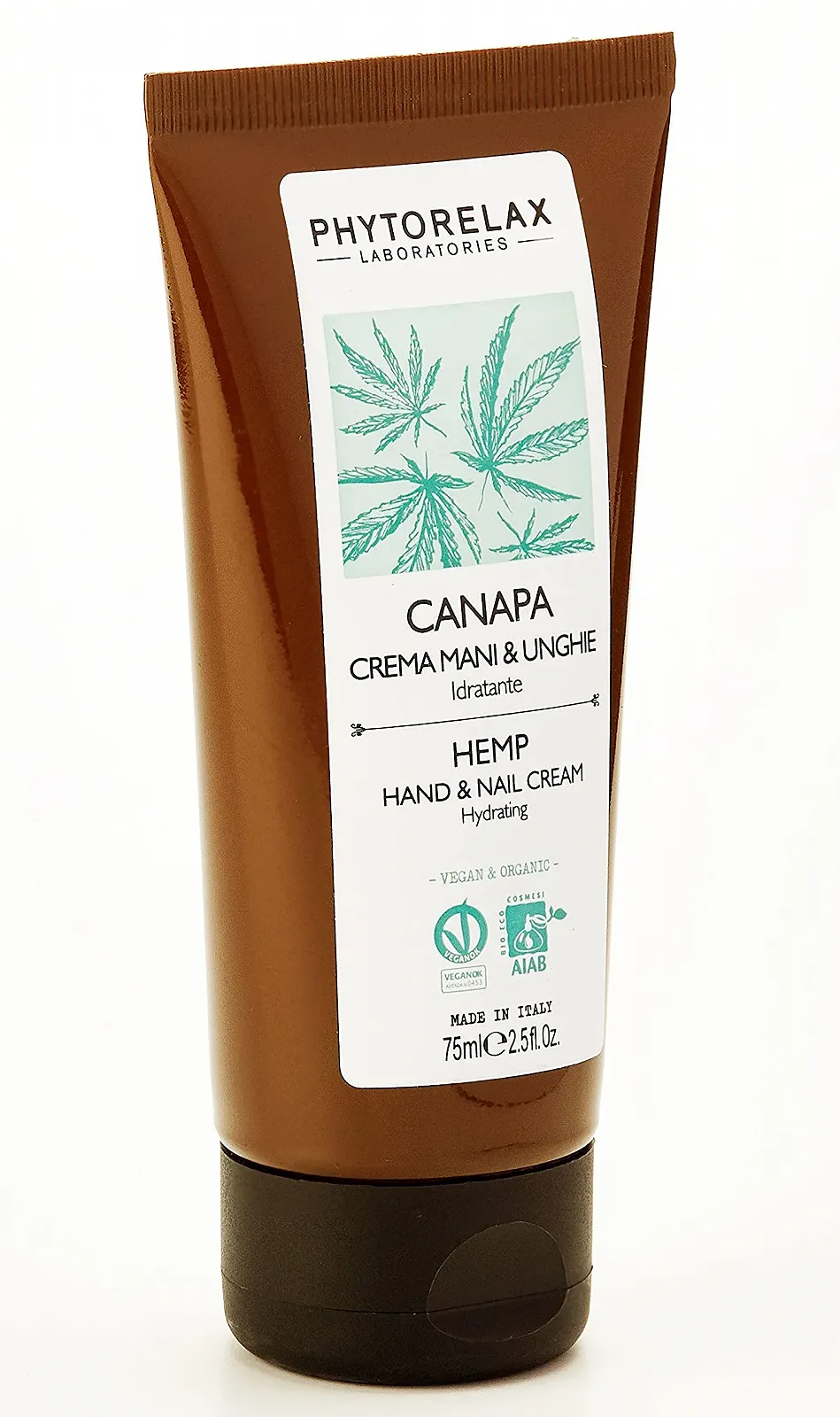 Крем для рук та нігтів Зволожуючий Hemp Phytorelax 75 мл, фото №3