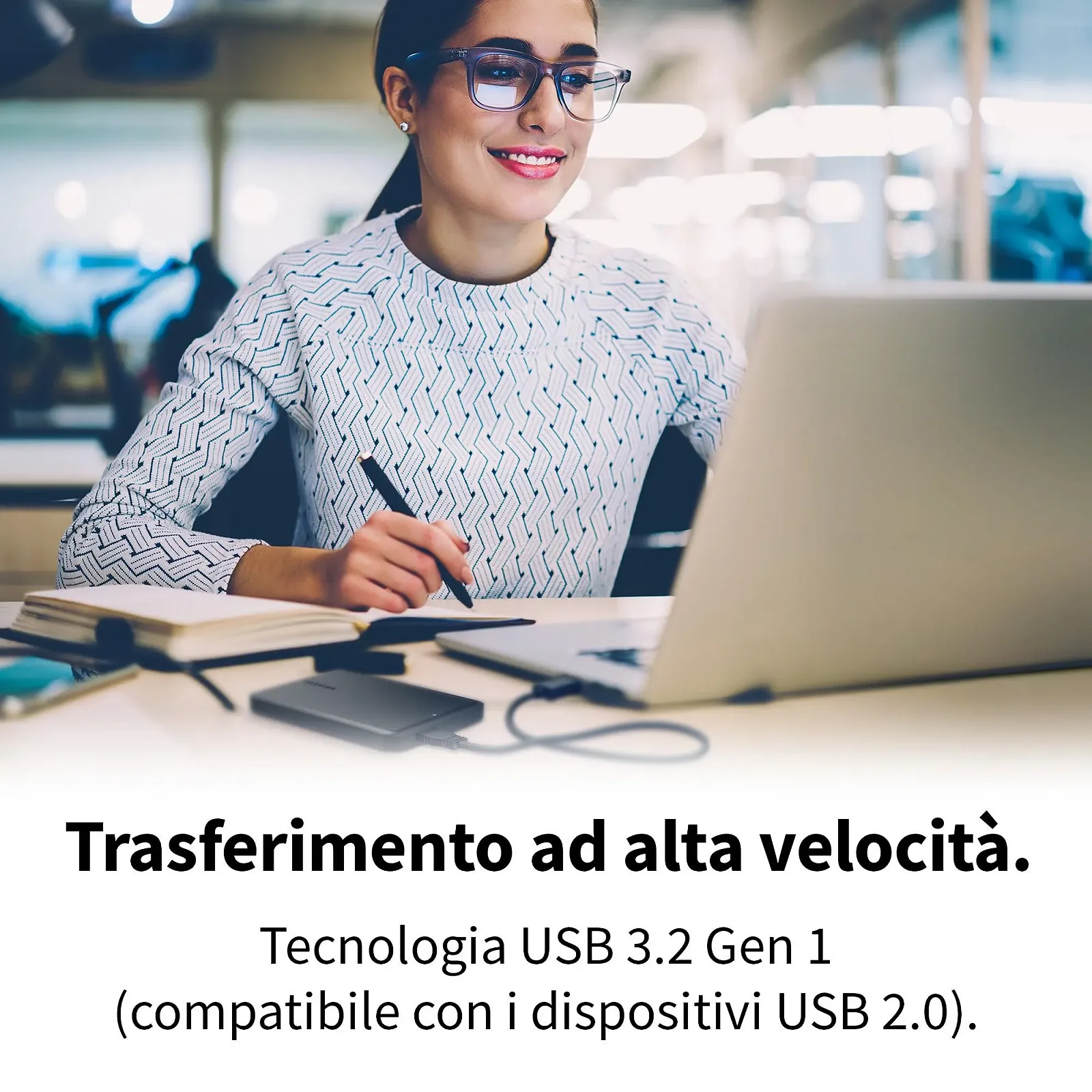 Внешний жесткий диск Toshiba Canvio Partner 1TB 2.5 дюйма USB 3.2 Gen 1, фото №5