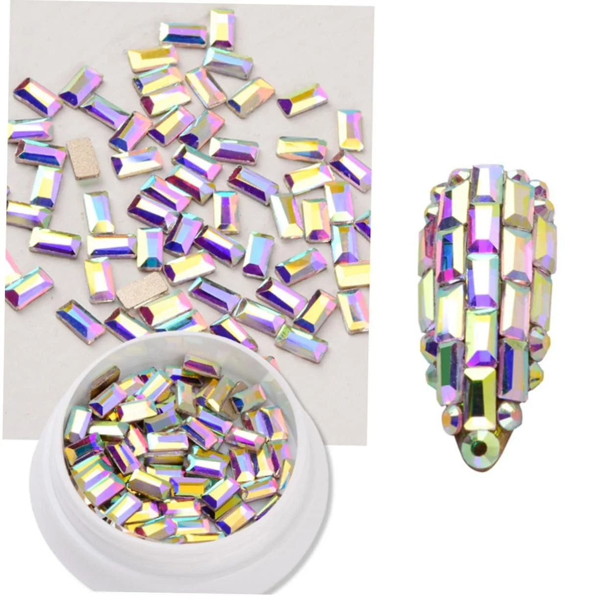 Наклейки на нігті зі стразами 1tasche Креативні наклейки, фото №4 Наклейки на нігті зі стразами 1tasche Креативні наклейки, фото №4