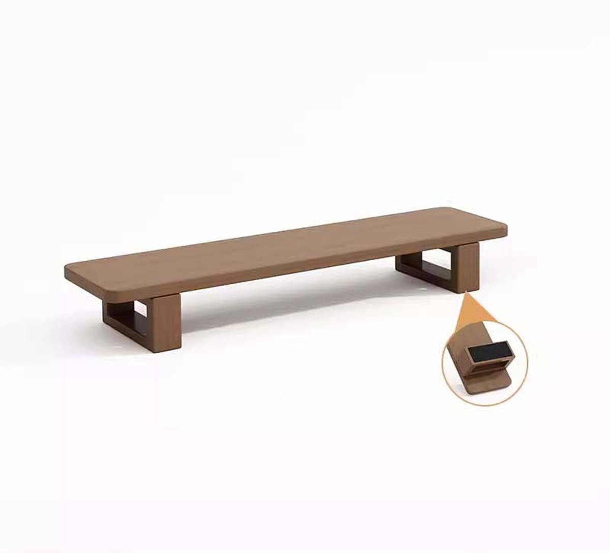 Подставка под монитор, Vintage Walnut Подставка для экрана компьютера/ноутбука, высота 12 см, эргономичная подставка для офисного домашнего рабочего стола, фото №2