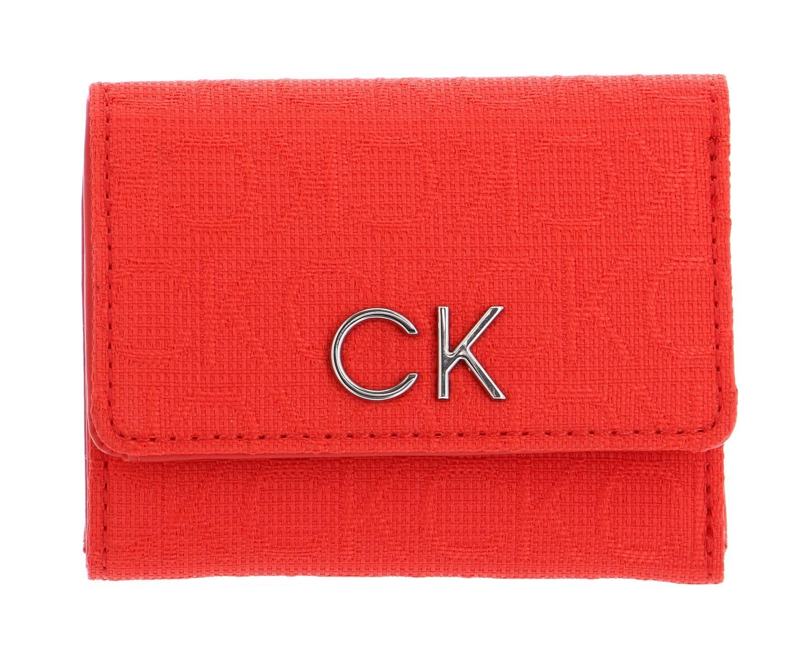Гаманець Calvin Klein Re-Lock Trifold JQD XXS Deep Orange Помаранчевий, фото №3