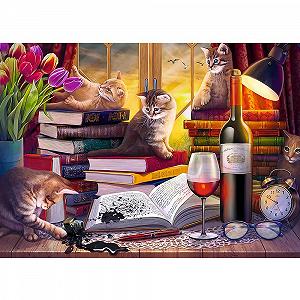 Пазл Trefl Cat Evening 2000 елементів synthetic.ua - Фото 1