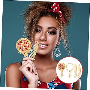 Зеркало Angoily Taschenspiegel 3 Sätze Ретро с ручкой метало Европейский стиль маленькое ручное цена на synthetic.ua - Фото 1 Зеркало Angoily Taschenspiegel 3 Sätze Ретро с ручкой метало Европейский стиль маленькое ручное synthetic.ua - Фото 1