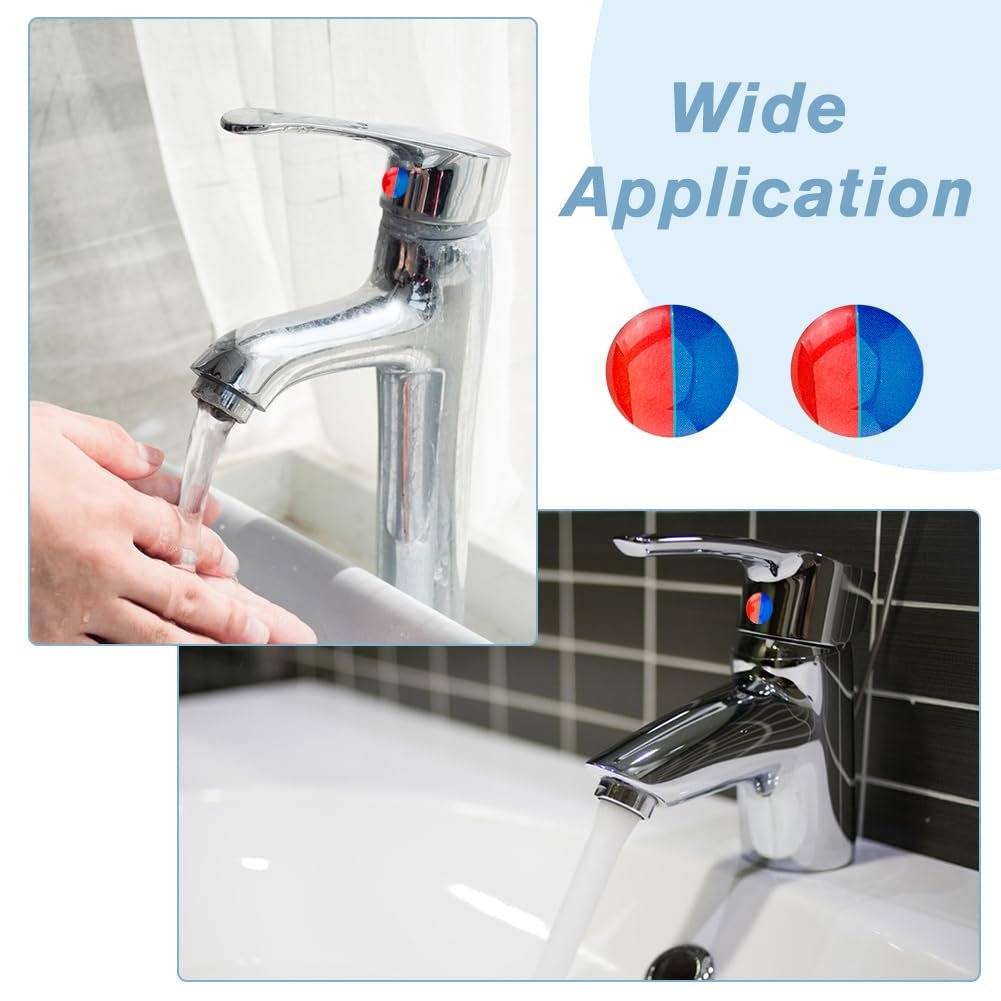 Наклейки SUPERFINDINGS Hot and Cold Water Pack of 24 10 мм, фото №6