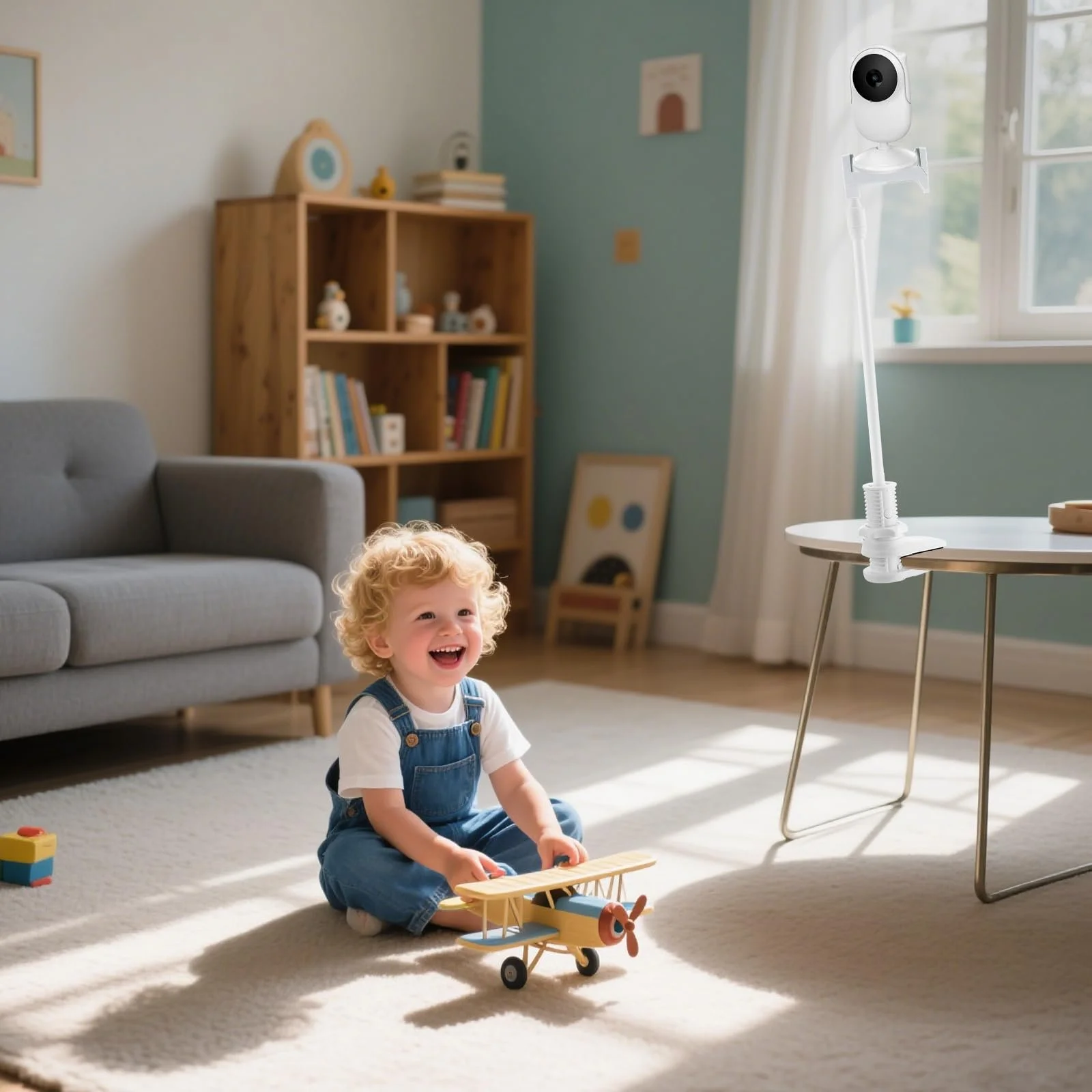 Універсальний тримач для відеоняні Philips HelloBaby GHB Babystar Гнучке регулювання Встановлення без інструментів, фото №5