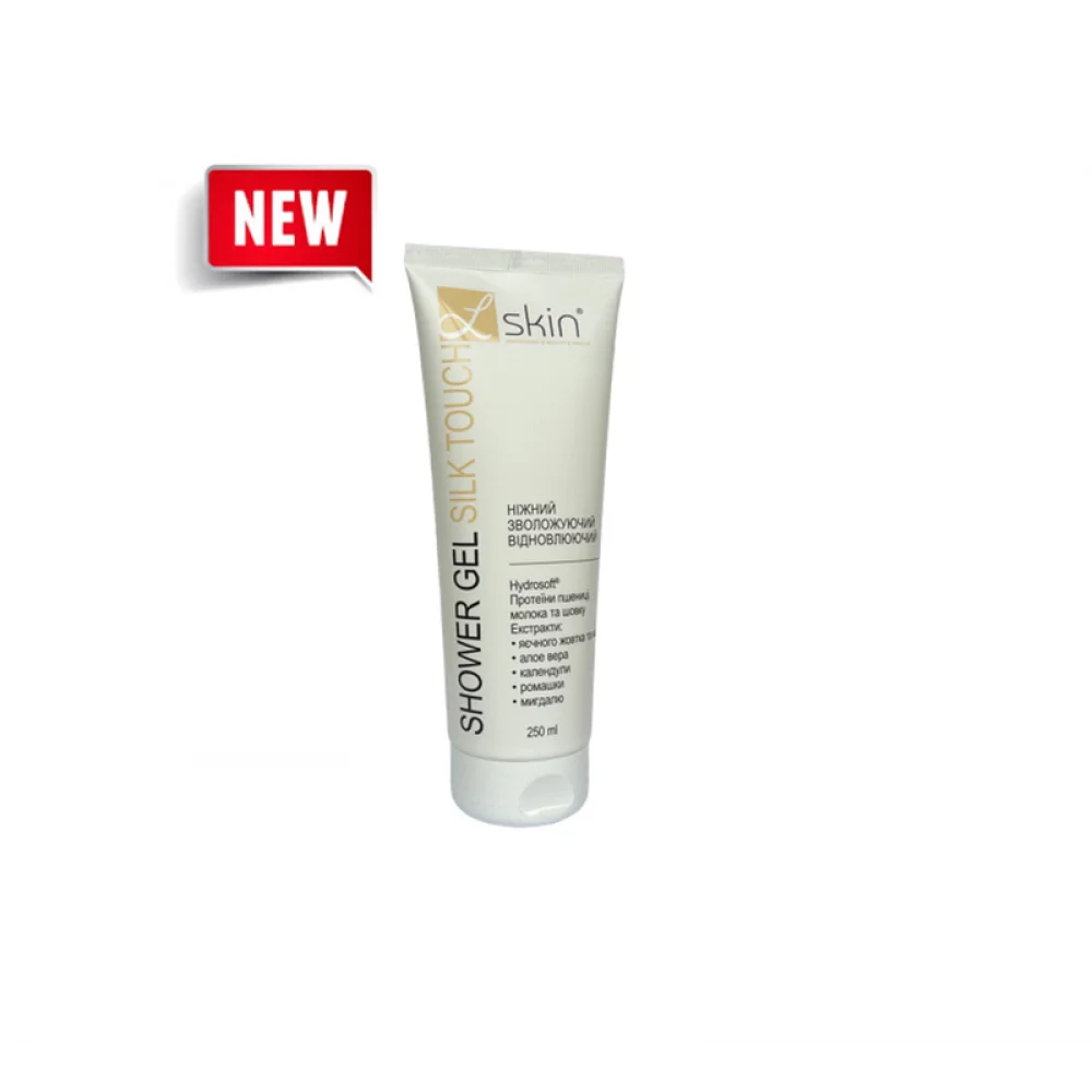 Нежный увлажняющий гель для душа с комплексом протеинов «Silk touch» / 250 мл, фото №1
