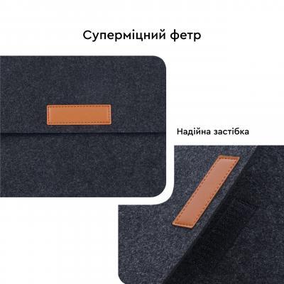 Чохол для ноутбука AirOn 13.3" Premium black 4822356710621, фото №7