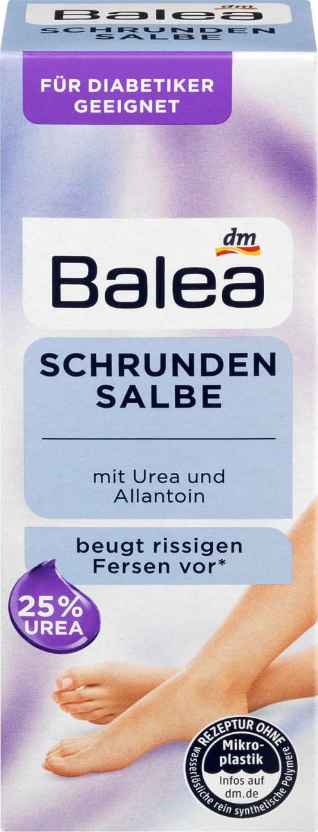 Мазь для ног от трещин Balea Cracked Ointment с мочевиной 25% 4 x 50 мл, фото №2 Мазь для ног от трещин Balea Cracked Ointment с мочевиной 25% 4 x 50 мл, фото №2