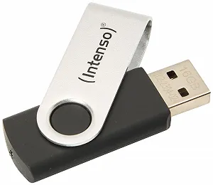 Купити USB-флеш-накопичувач Intenso Basic Line 16GB Silver/Black - Фото 1 USB-флеш-накопичувач Intenso Basic Line 16GB Silver/Black - Фото 1