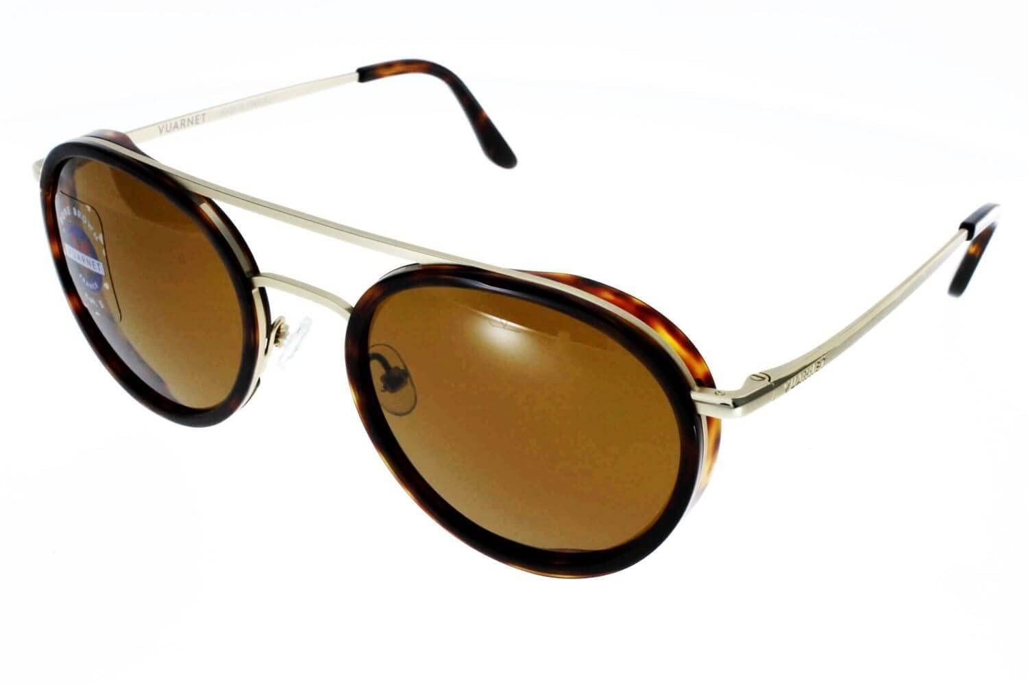 Круглі Сонцезахисні Окуляри VUARNET Edge Shiny Tortoise - Pure Brown, 1, фото №1