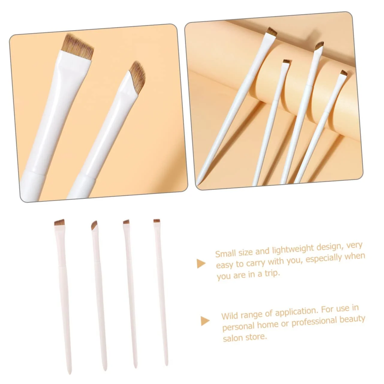 Пензлі для підводки Healeved Плоский Інструмент для макіяжу очей, фото №4