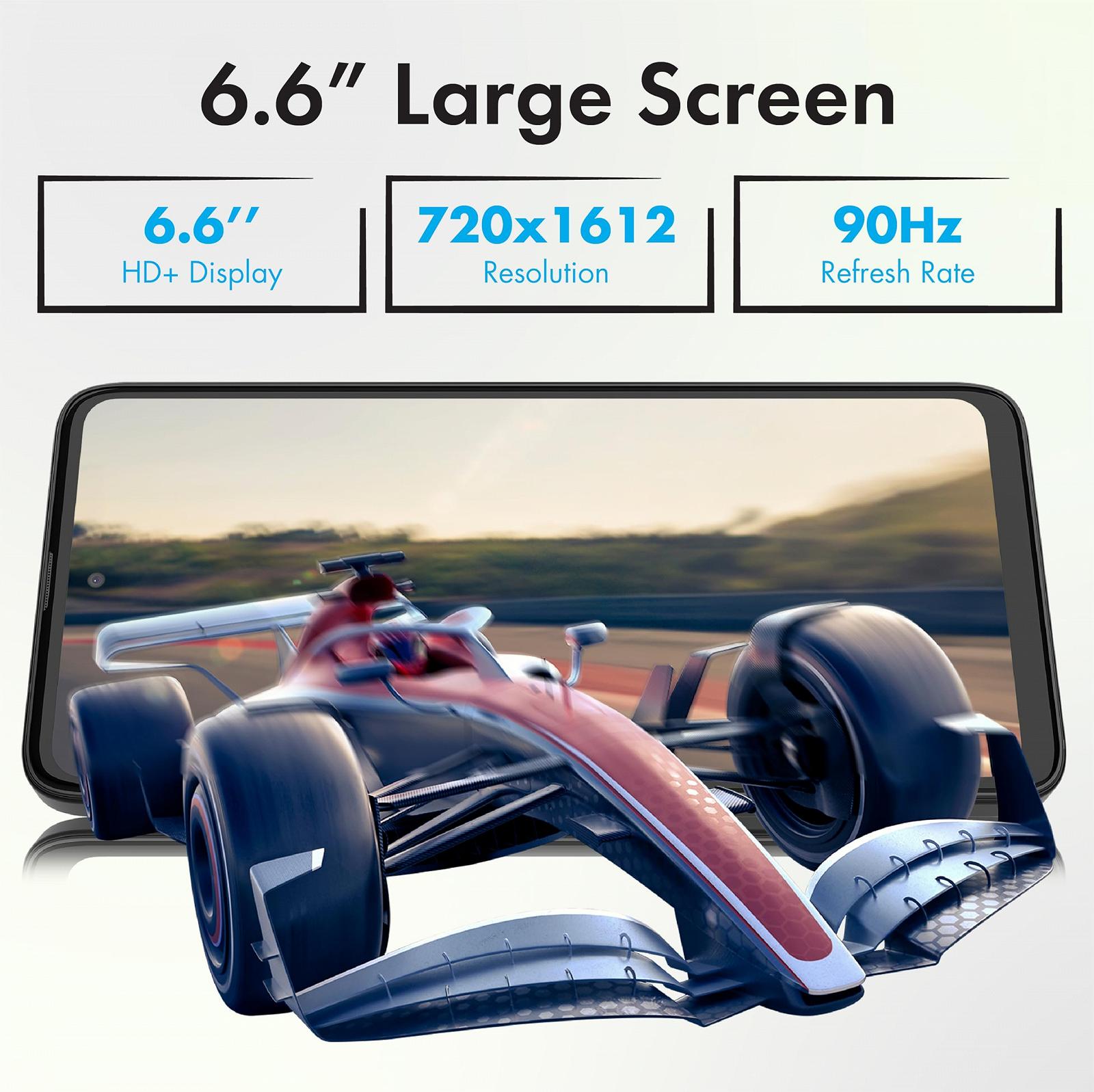 Смартфон NUU N10 4GB/128GB Dual SIM 4G Octa-Core 6.6 дюйма 90Hz HD+ Mint, фото №7