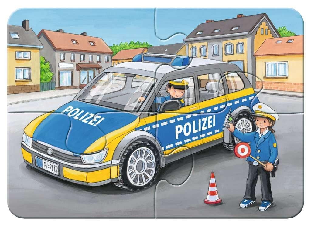 Пазл Ravensburger Children's Puzzle 05631 My Emergency Vehicles 2, 4, 6, 8 элементов My First Puzzle для детей от 2 лет, фото №3