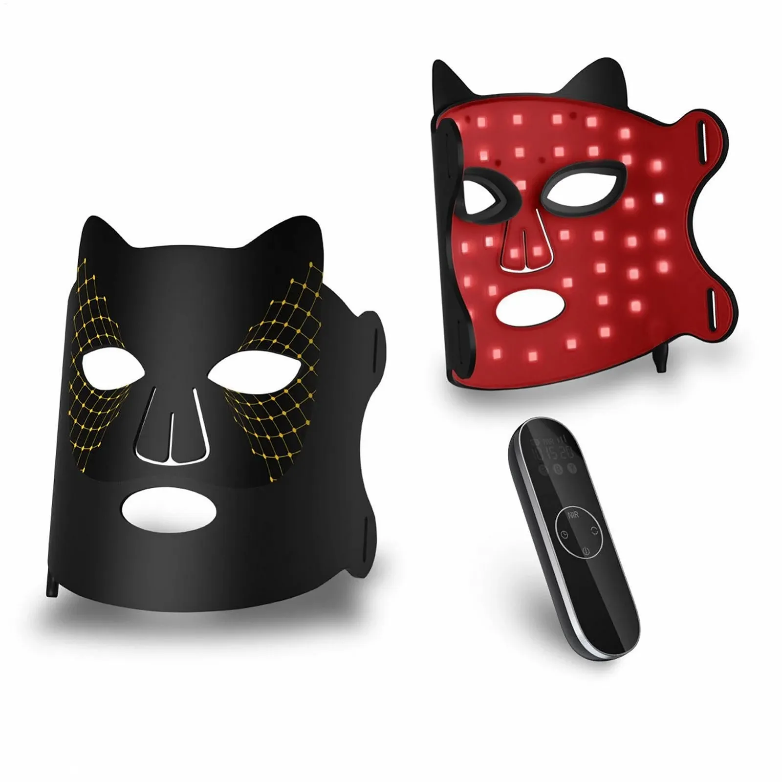 Маска для лица со светодиодной подсветкой, уход за красным светом для лица, фото №6