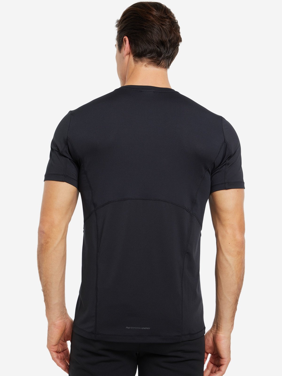 Футболка для тренувань 125543FLA-99 Fila Чорний 2XL, фото №2