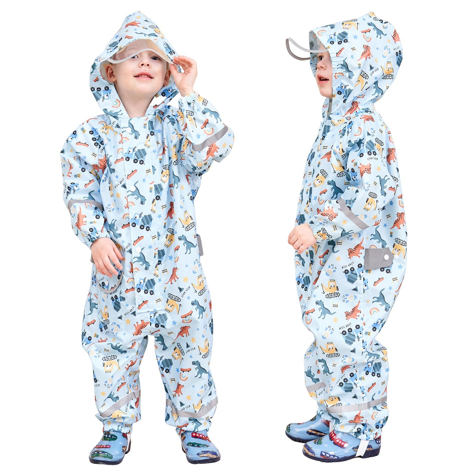 Детский дождевой комбинезон Hovkib для мальчиков и девочек, цельный дождевик, дышащий, водонепроницаемый, дождевик для малышей, грязевой костюм на молнии, 1-10 лет, фото №1 Детский дождевой комбинезон Hovkib для мальчиков и девочек, цельный дождевик, дышащий, водонепроницаемый, дождевик для малышей, грязевой костюм на молнии, 1-10 лет, фото №1