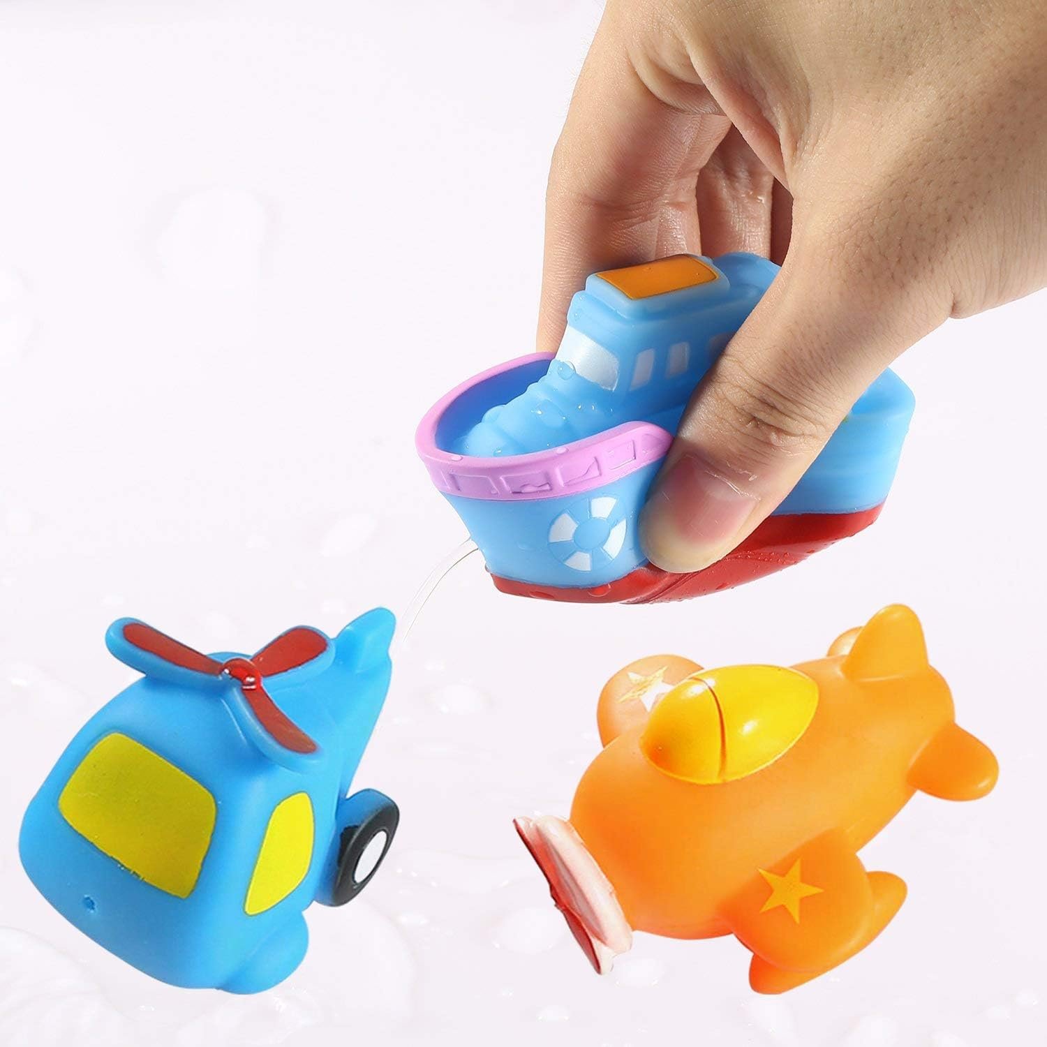 Игрушка для ванны Самолет Тележка Лодка, фото №2