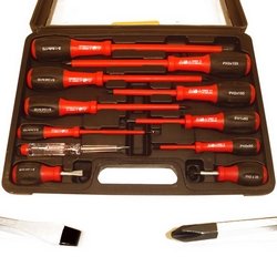 Набор отверток 1000 Вольт VDE 11 штук IEC 60900.2004 испытанный, фото №1
