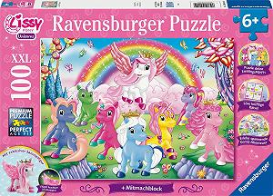 Пазли Ravensburger Lissy Pony Activity 100 елементів з фігуркою та коміксом - Фото 1