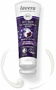 Крем для рук Lavera Gute Nacht 2-в-1 Маска органічний виноград та органічна олія ши 75 мл synthetic.ua - Фото 1