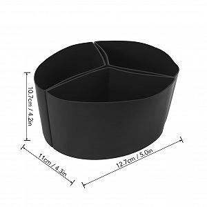 Силиконовый Slow Cooker Вкладка Разделение 6-литров Черный synthetic.ua - Фото 1