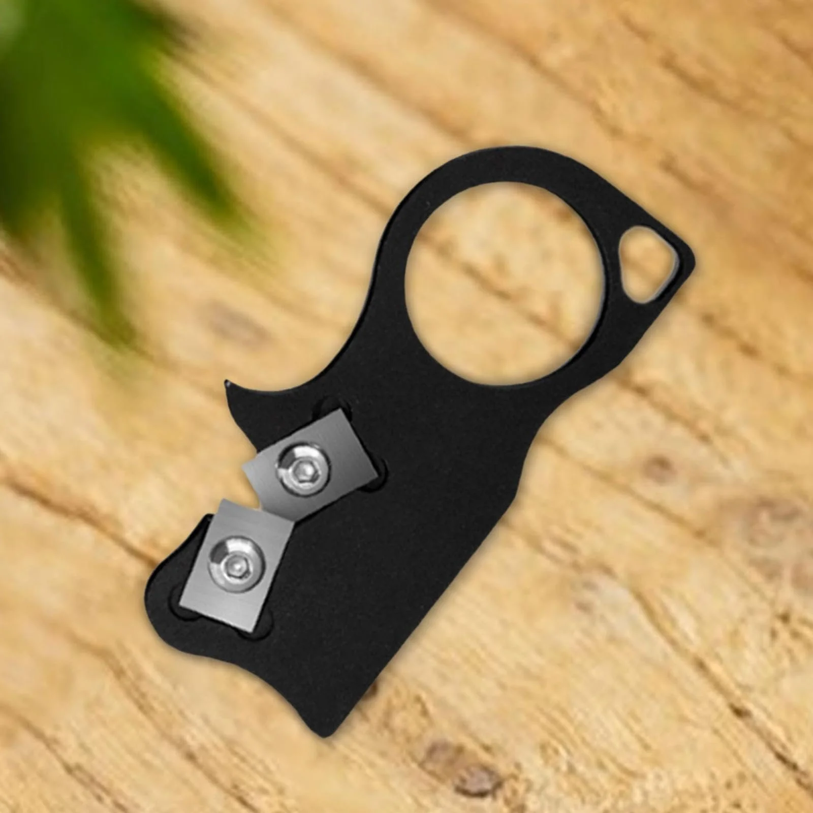 Точилка для ножей из алюминиевого сплава универсальная для кухни и кемпинга Черная, фото №4