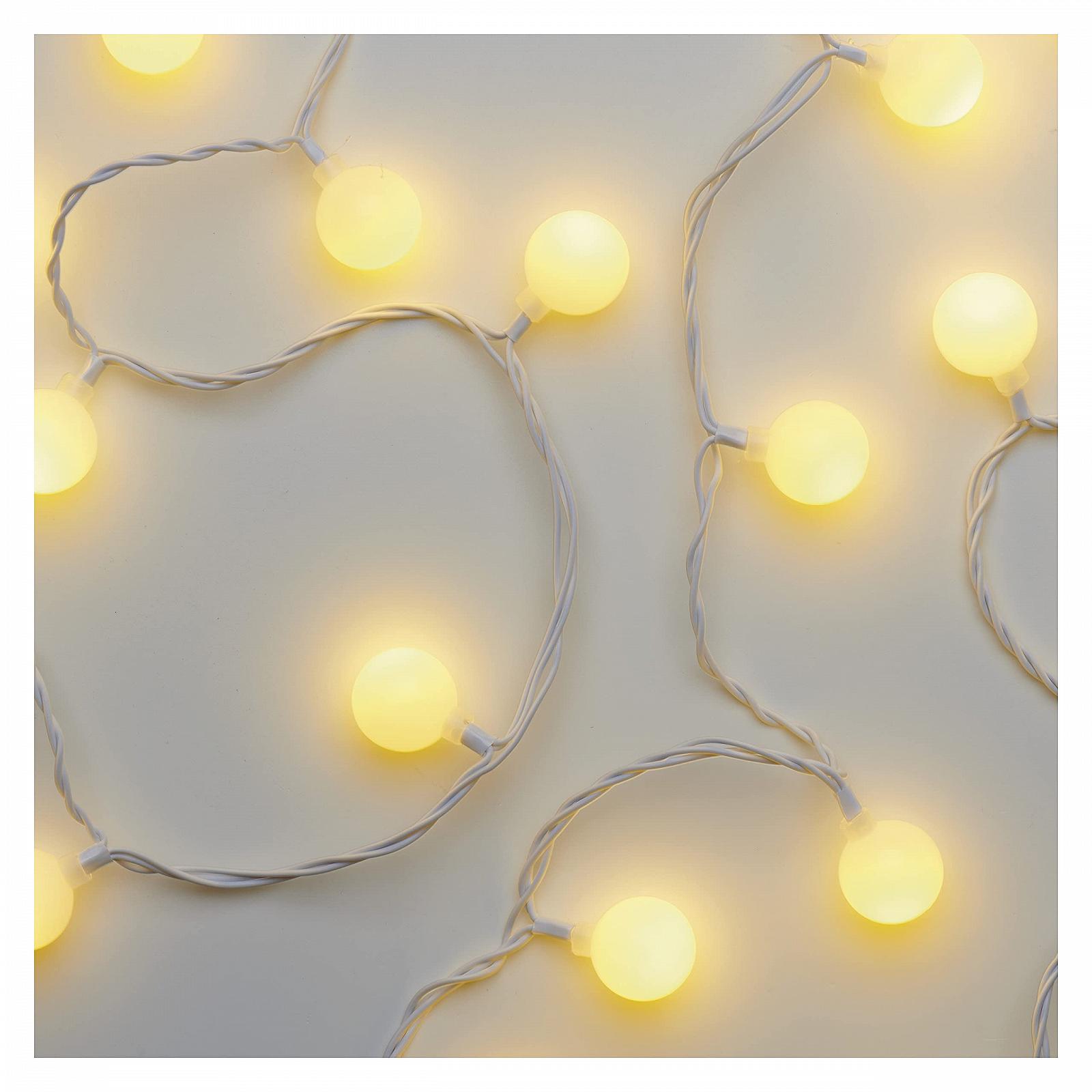 Гірлянда LED EMOS Cherry, теплий білий, 4 м, 40 світлодіодів у формі кулі 2,5 см, фото №1