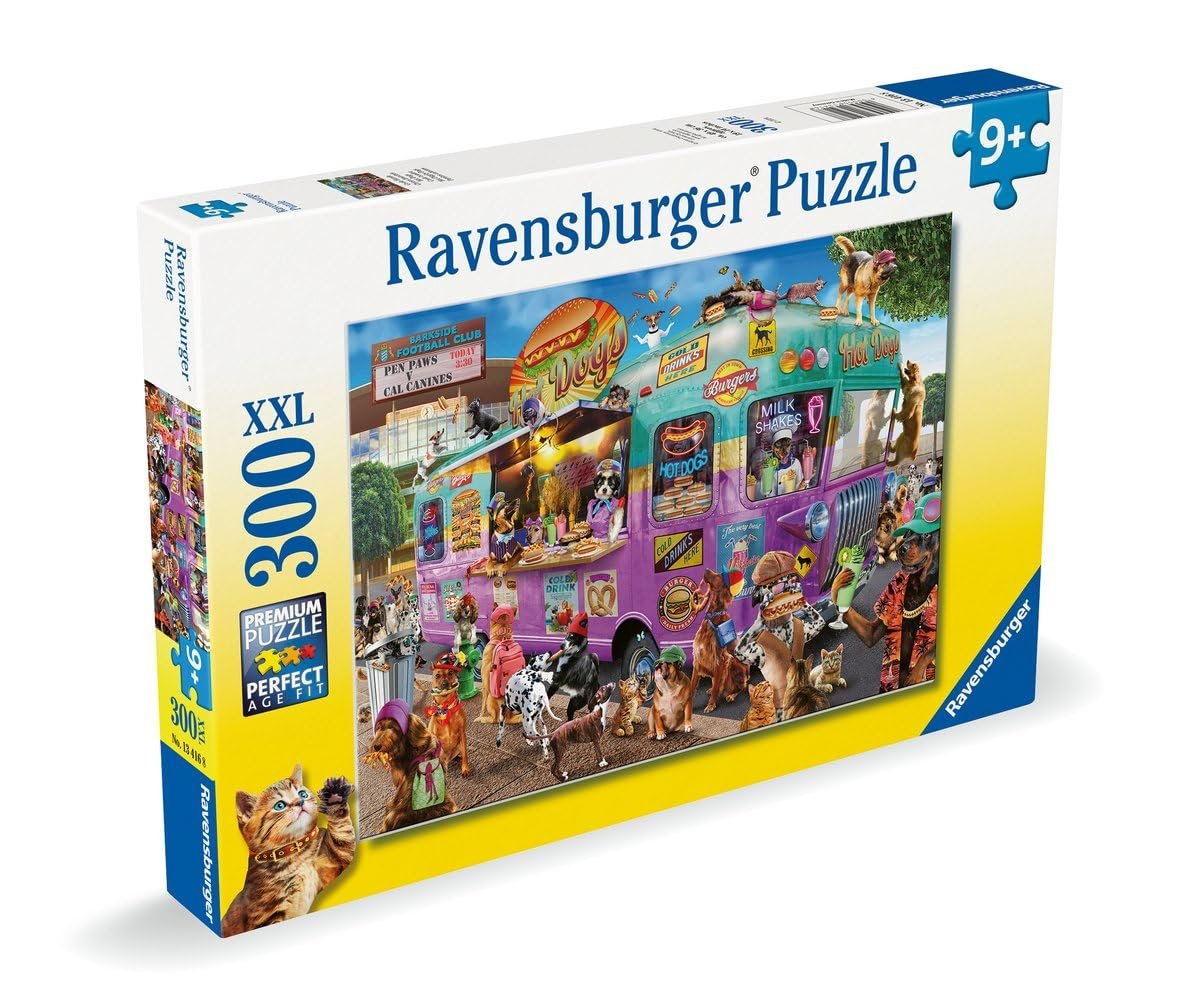 Пазл Ravensburger Hot Diggity Dogs 300 XXL элементов, фото №3 Пазл Ravensburger Hot Diggity Dogs 300 XXL элементов, фото №3