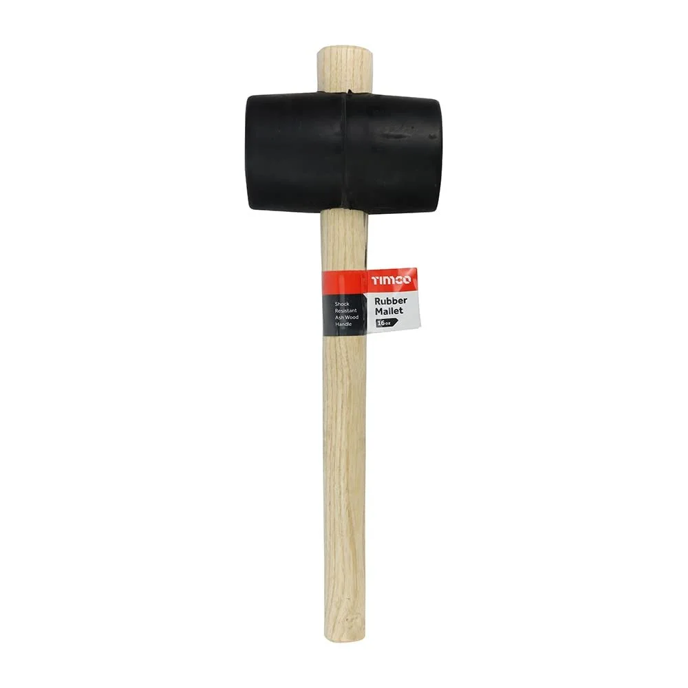 Киянка TIMCO 468267 чорна суцільна гума ясенева рукоятка 473 г, фото №2 Киянка TIMCO 468267 чорна суцільна гума ясенева рукоятка 473 г, фото №2