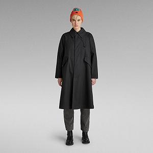 Купити Жіночій плащ G‑Star Rider Trench Compact Bitt Canvas Dark Black - XS - Фото 1 Жіночій плащ G‑Star Rider Trench Compact Bitt Canvas Dark Black - XS - Фото 1