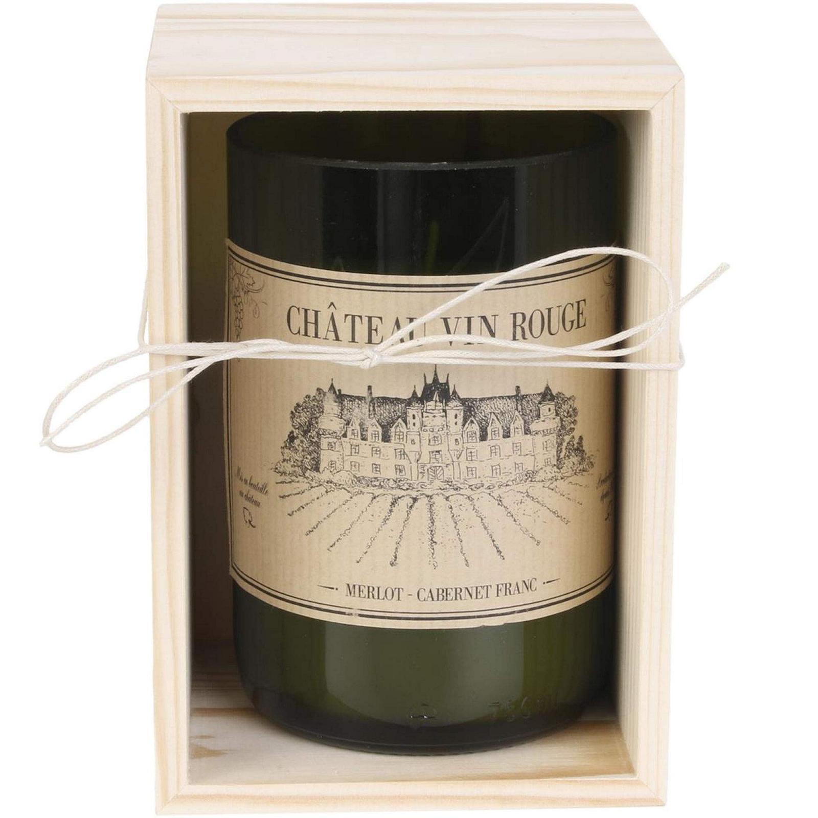 Свеча Home Deco Factory BO5392 с ароматом вина, sandalwood, стекло, деревянная коробка, зеленый и бежевый, фото №5 Свеча Home Deco Factory BO5392 с ароматом вина, sandalwood, стекло, деревянная коробка, зеленый и бежевый, фото №5