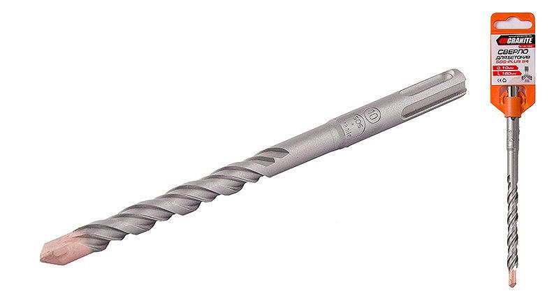 Свердло для бетону GRANITE SDS-PLUS S4 10х160 мм 0-10-160, фото №1