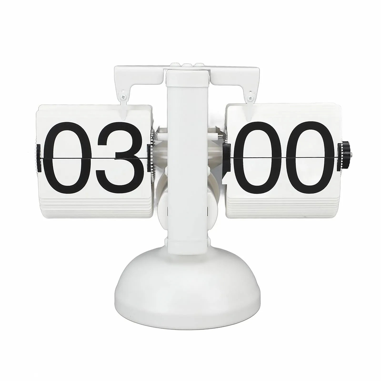 Настільний годинник PODSJD Ретро дизайн 24-годинний дисплей Білий, фото №2