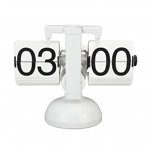 Настольные часы PODSJD Ретро дизайн 24-часовой дисплей Белый цена на synthetic.ua - Фото 1 Настольные часы PODSJD Ретро дизайн 24-часовой дисплей Белый synthetic.ua - Фото 1