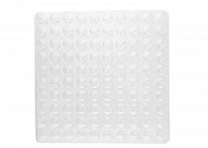 Отбойник для дверей демпфер Dory d=10мм h=3мм прозрачный силиконовый 100 штук - Фото 1