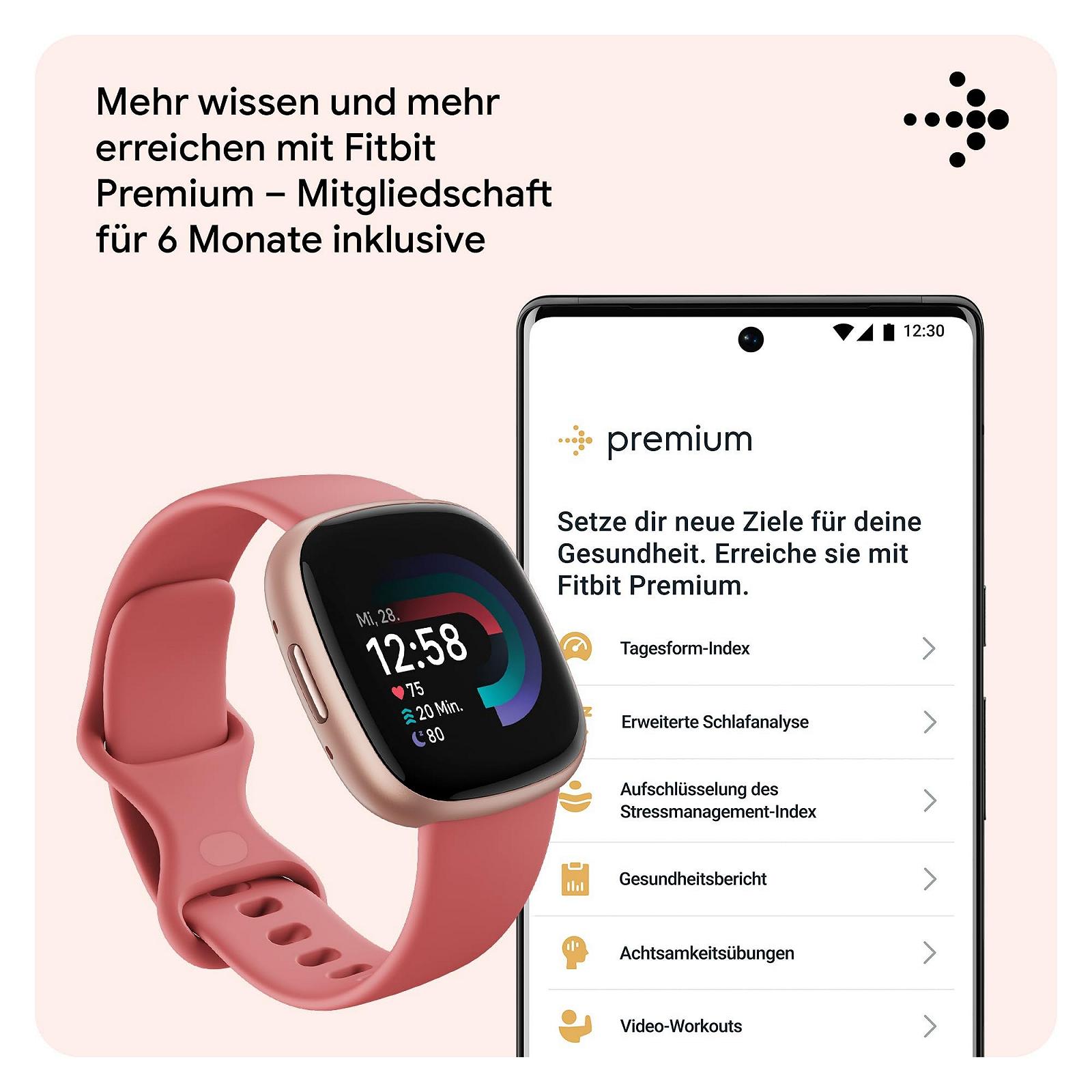Смарт-годинник Google Fitbit Versa 4, фітнес-трекер з вбудованим GPS та функцією телефону, 6+ днів роботи від акумулятора, 40+ режимів тренувань, сумісні з Android/iOS, фото №8