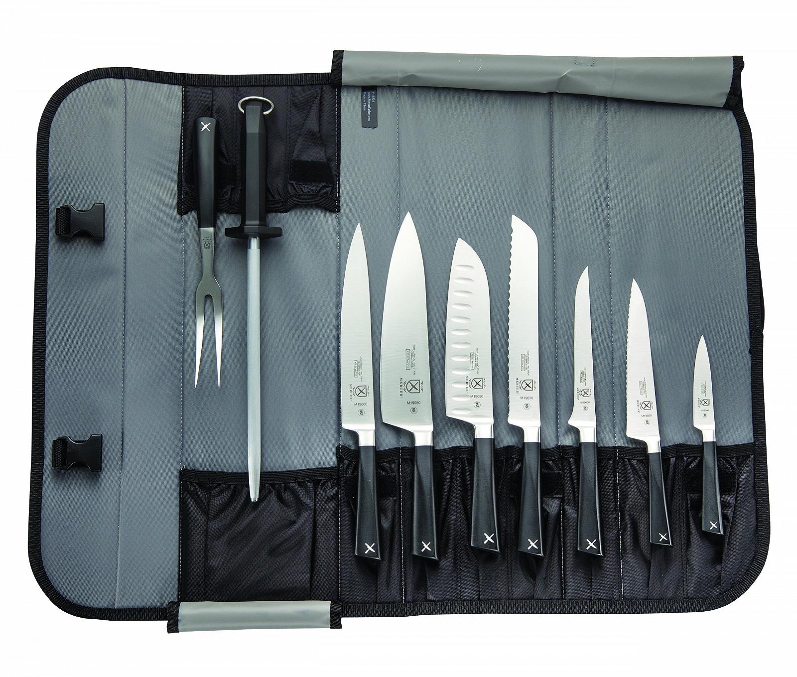 Набір кованих ножів Mercer Culinary M21840, 10 предметів, у кейсі, фото №1