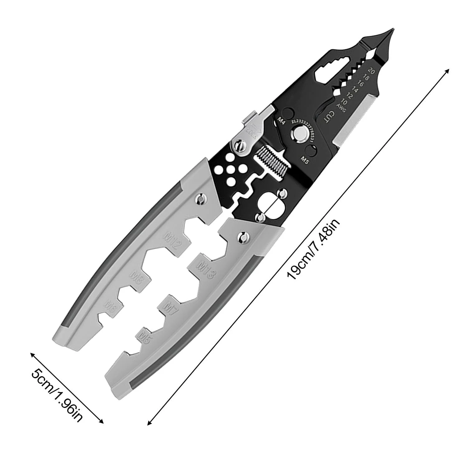 Стрипер багатофункціональний 28 в 1 зі сталлю 65 Mn, фото №2