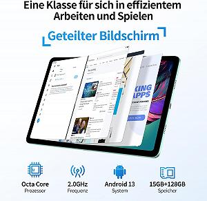 Планшет 10.4" Full HD Doogee T20S (8+7)/128Gb 4G 2-SIM 8 ядер Android 14 7500 mAh Зелений synthetic.ua - Фото 1