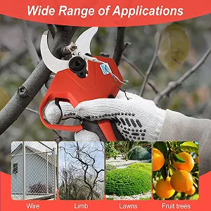 Електричний секатор SK5 Леза 30 мм 21 V Акумуляторний з 2 акумуляторами 2Ah synthetic.ua - Фото 1