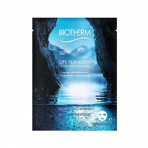 Тканевая маска Biotherm Life Plankton Essence Mask для лица, восстанавливающая питательная маска для ночного использования с Life Plankton, для женщин, для свежего вида, 1 x 27 г - Фото 1