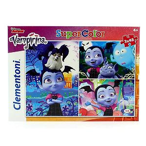 Пазл Clementoni SuperColor Vampirina 25229 3 х 48 елементів Різнокольоровий - Фото 1