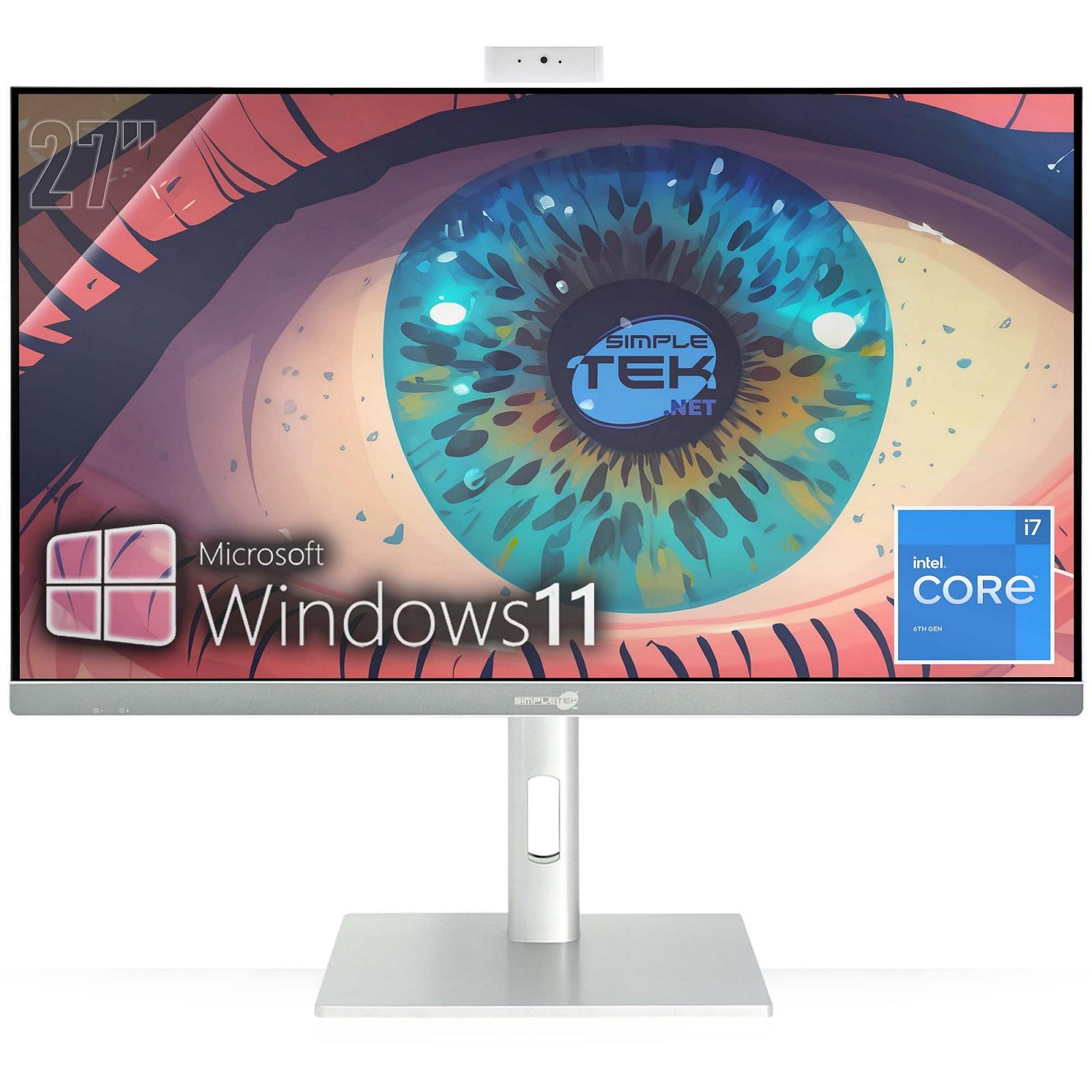 ПК Simpletek All in One 27 Inch 4K Core i7 GTX1660 6GB GDDR6 Windows 11 Professional 16GB RAM 480GB SSD, фото №6