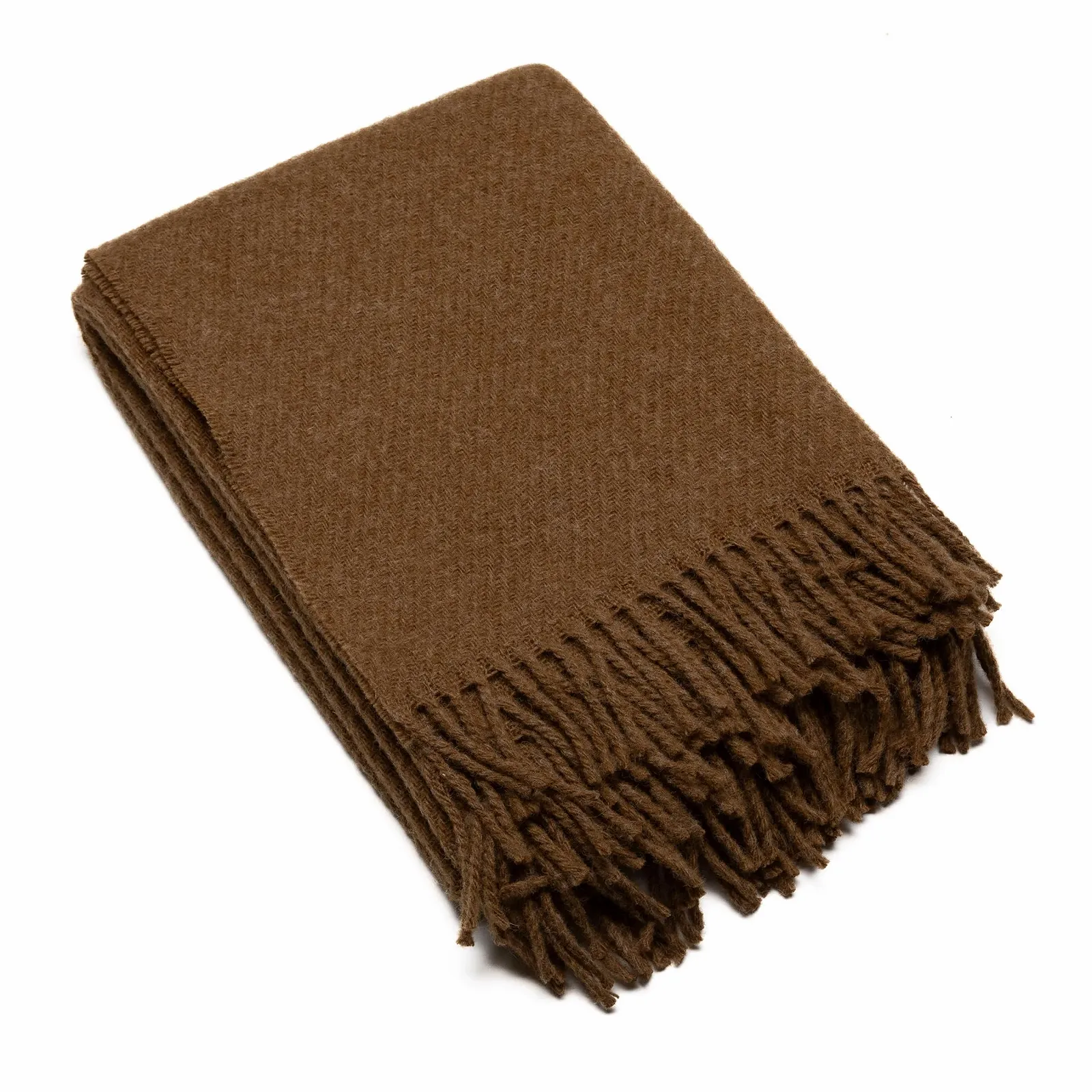 Покривало WoolMe Paula Ginger Вовняна 130 x 180 см М'яка Пухнаста 100% Вовна, фото №4