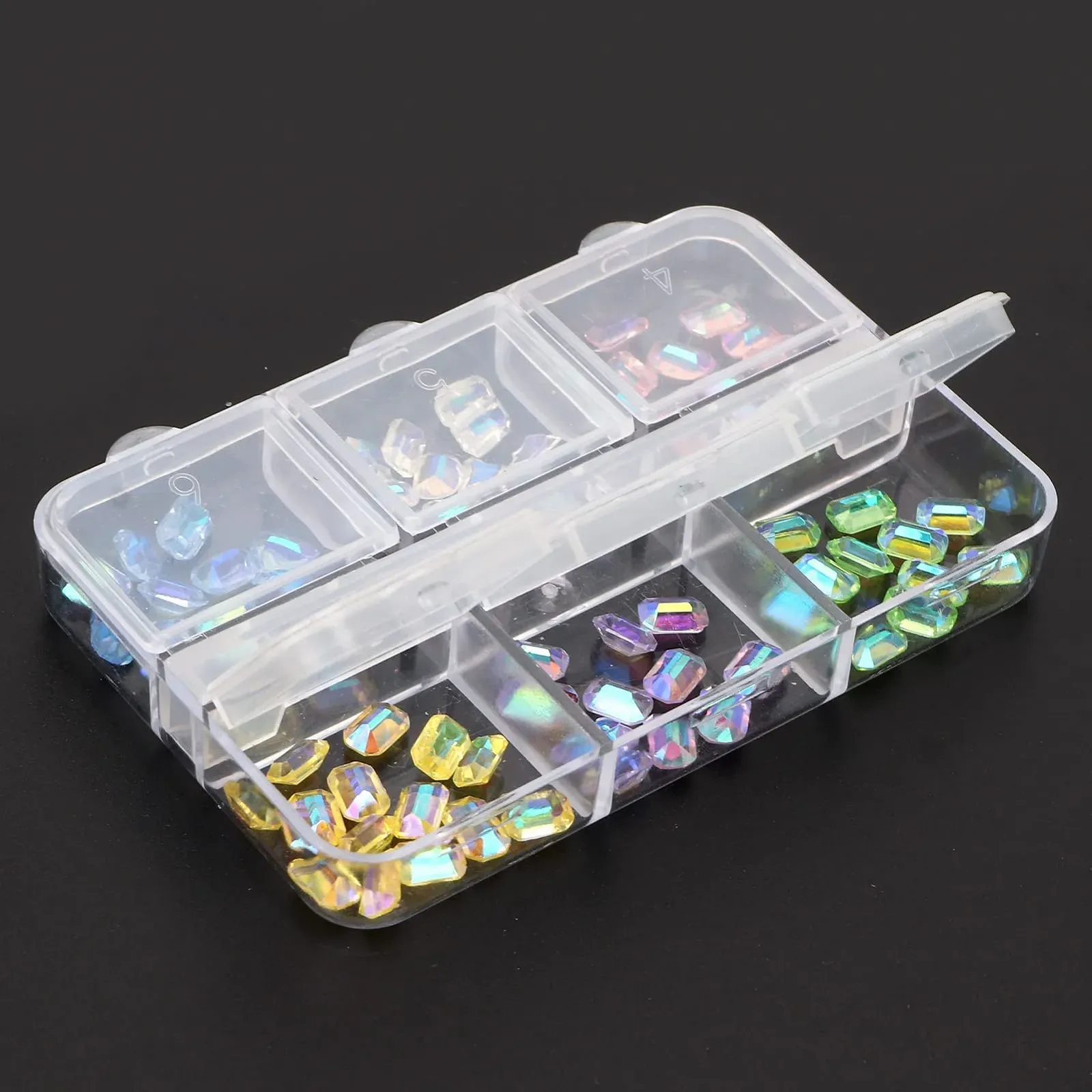 3D блискітки для нігтів Стрази, прикраси, блискучі, фото №5