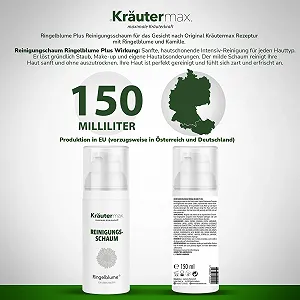 Очищающая пенка Krtermax. Календула для очищения и ухода за лицом с календулой 150 мл synthetic.ua - Фото 1