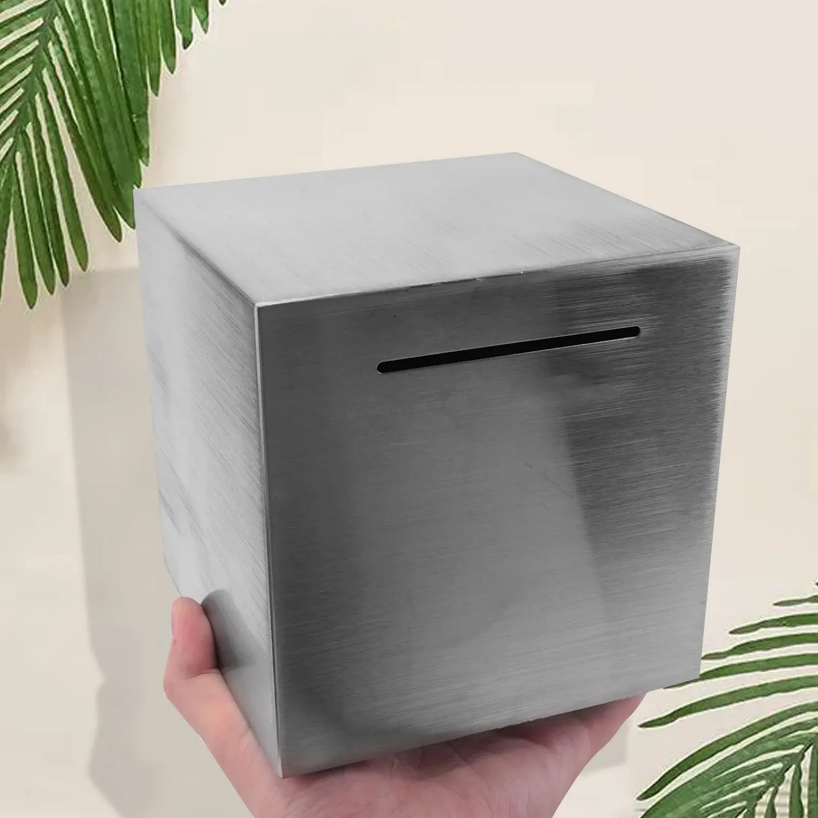 Скарбничка-сейф невідкривна Неіржавна сталь, фото №4