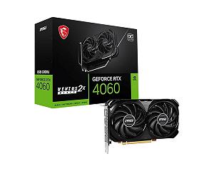 Видеокарта MSI GeForce RTX 4060 Ventus 2X Black 8G OC Black - Фото 1