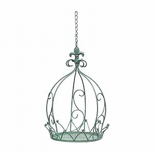 Кошик підвісний Корона Металевий Вінтажний з ланцюгом Синій Scatter - Фото 1