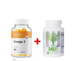 Комплект Ostrovit omega 3 90 caps Universal Daily formula 100 tabl 325536 - Фото 1